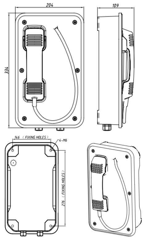 Heavy Duty, Vandal Resistant Metal Telephones