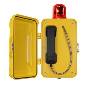 Teléfono Hotline resistente a la intemperie con luz JR101-CB-L