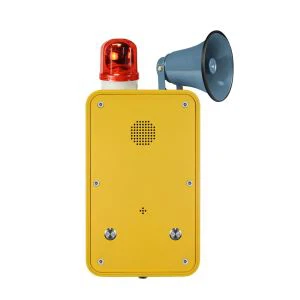 Teléfono de radiodifusión industrial manos libres con luz JR104-2B-HB