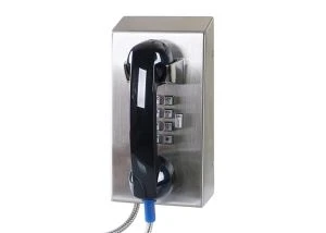 Teléfono de Prisión de Acero Inoxidable JR201-FK-SIP