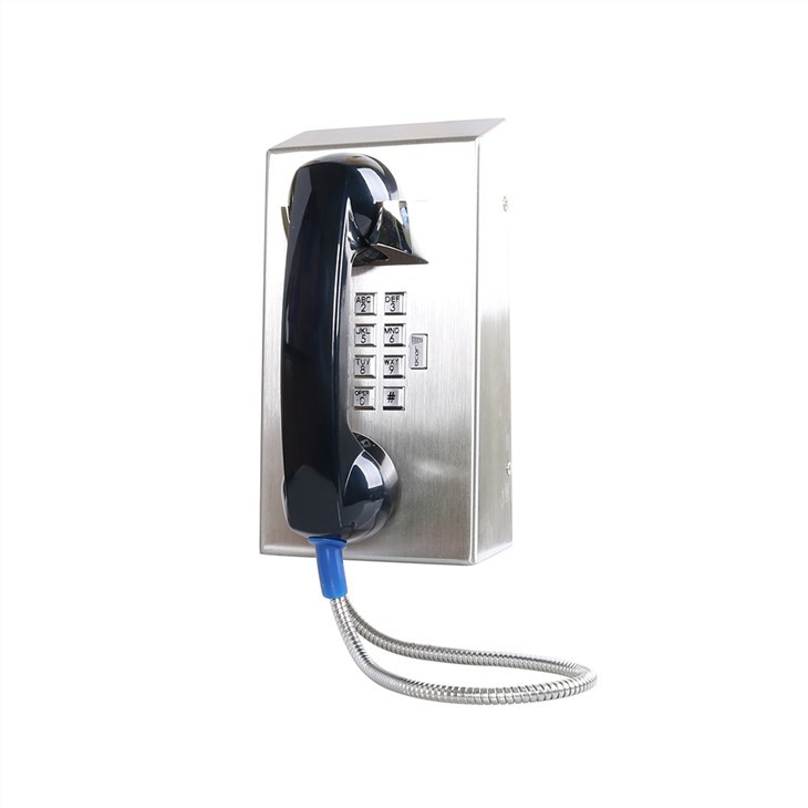Hotline Fast Call Jail Telephone Wall Mounted Rugged Telephone JR201-FK-VC