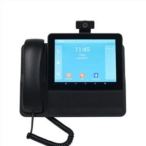 Sistema de intercomunicación de red IP, host de video inteligente multimedia con pantalla táctil