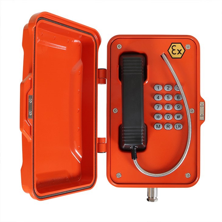 Protocolo duro SIP2.0 de soporte telefónico VOIP a prueba de explosiones de 15 teclas
