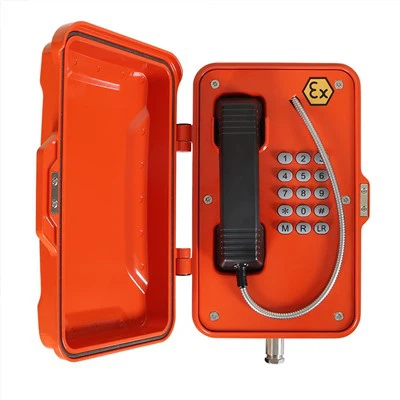 Protocolo duro SIP2.0 de soporte telefónico VOIP a prueba de explosiones de 15 teclas